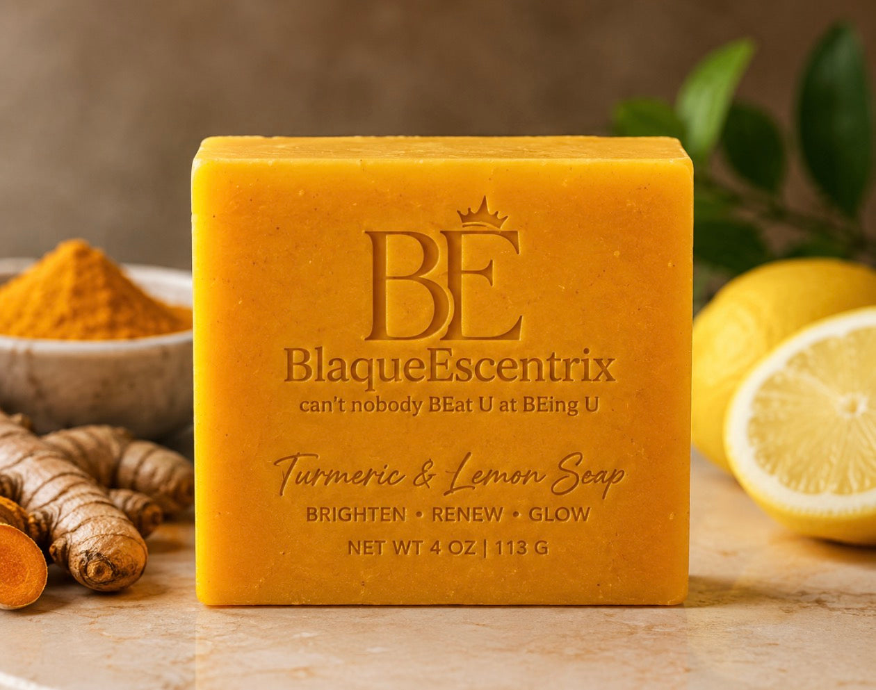 BlaqueEscentrix Turmeric & Lemon Soap